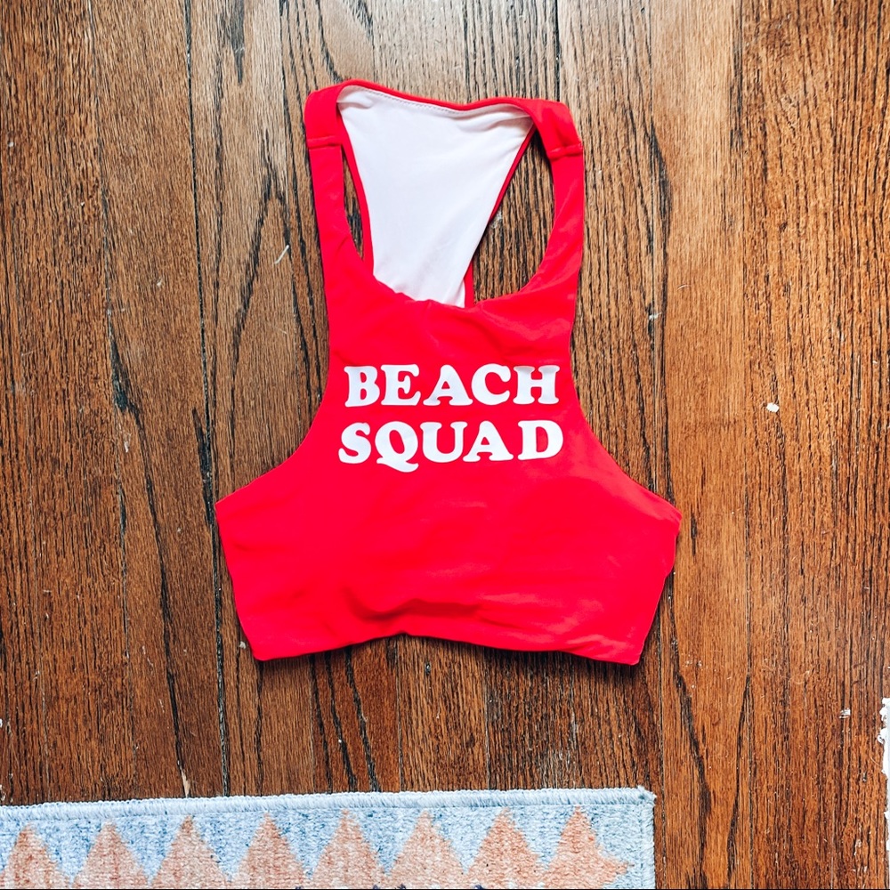 VS PINK Beach Squad Cropped bikini Top Small - Picture 5 of 8
